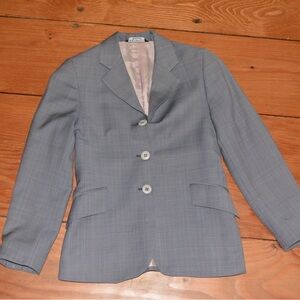 Hadfields Grandprix grey kids show coat size 9-10